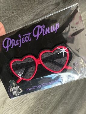 Red Heart Sunglasses Patch - Kids Accessories